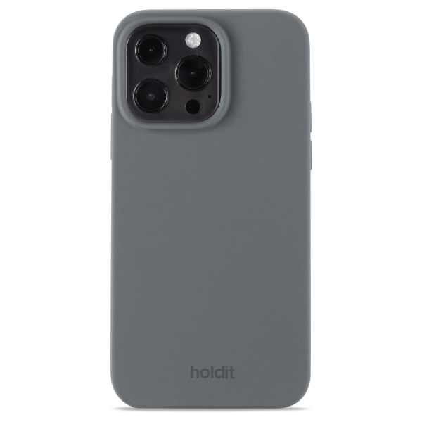 holdit iPhone 13 Pro Mobilskal Silikon Space Gray