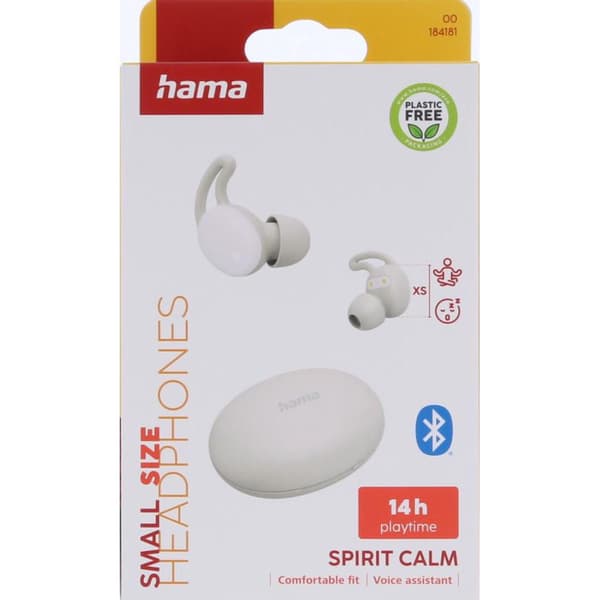 Hama Hörlurar Calm TWS Sovande In-Ear Grå