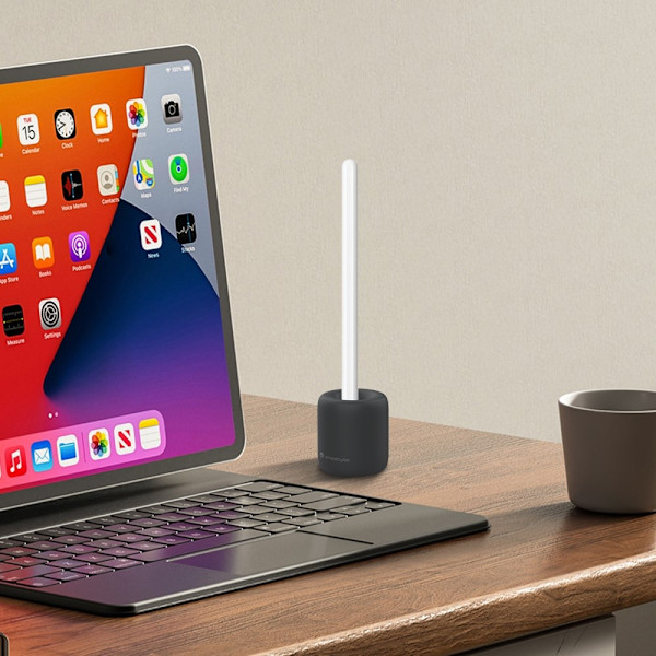 AHASTYLE Apple Pencil 1/2/Pro Vertikal Silikon Ställ Svart