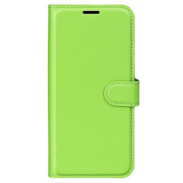 Xiaomi Redmi 13C 4G Fodral Litchi Läder Grön