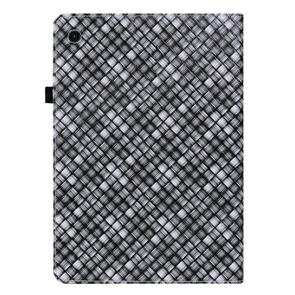 Samsung Galaxy Tab A8 10.5 Fodral Vävd Textur Svart