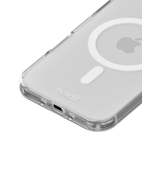 holdit iPhone Air MagSafe Mobilskal White/Transparent