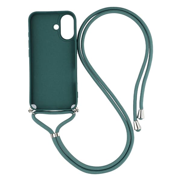 iPhone 17 Skal TPU Med Mobilsnöre Grön