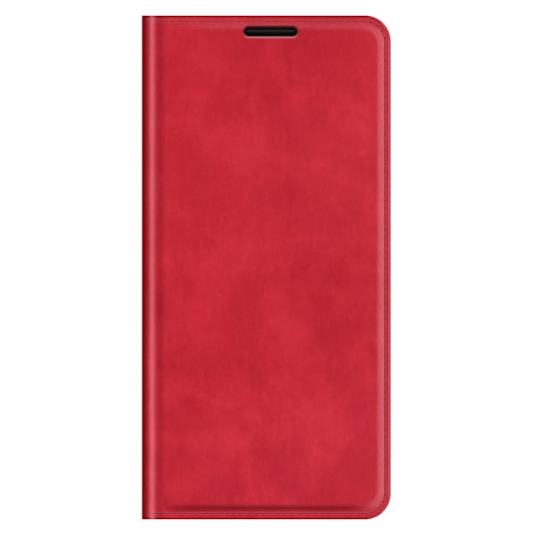 Nokia XR20 Fodral Skin Touch Flip Läder Röd