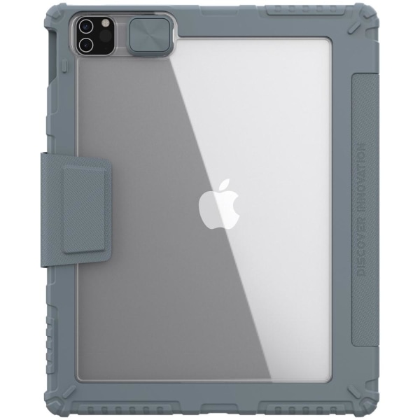 iPad Pro 12.9 (2020/2021) - NILLKIN CamShield Shockproof Tri-Fold Fodral - Grå grå