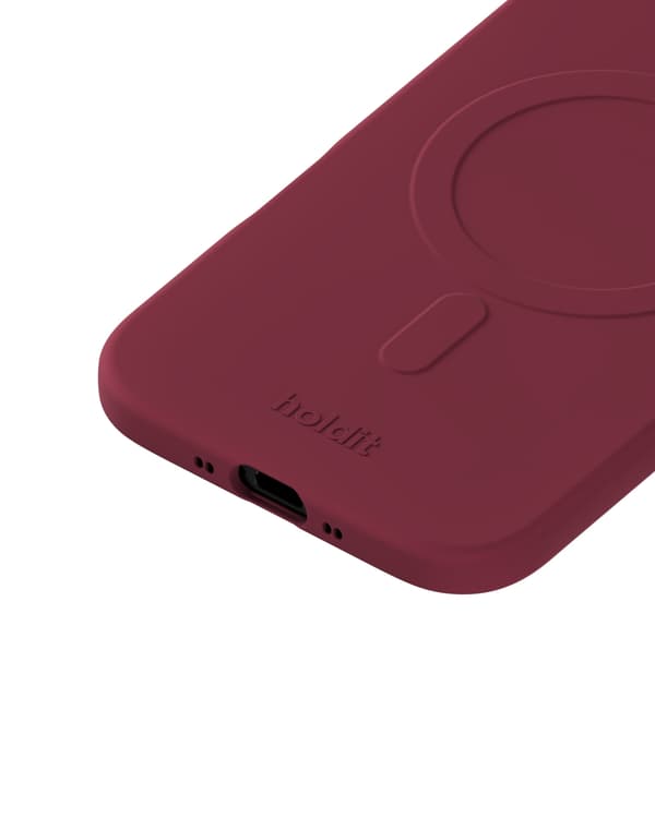 holdit iPhone Air Mobilskal Soft MagSafe Red Velvet