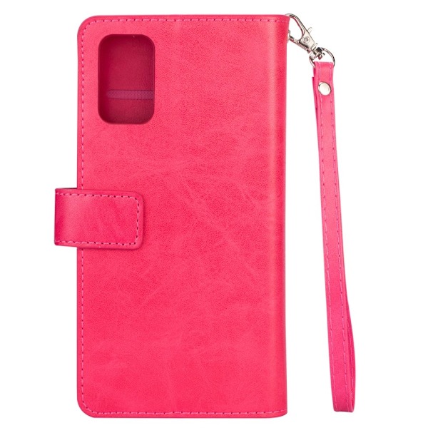 Samsung Galaxy A72 - Multifunktionellt Läder Fodral - Rosa Pink Rosa