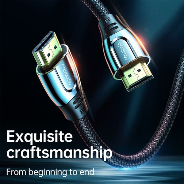 Mcdodo 2m 8K HD HDMI - HDMI Kabel Svart