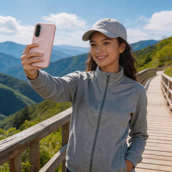 Tech-Protect Galaxy A37/A36/A56 Skal MagSafe MagMat Rosa