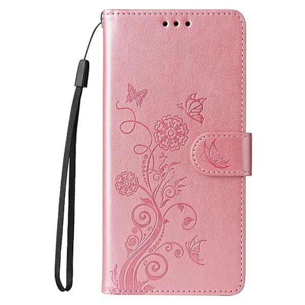 Samsung Galaxy A36 5G/A56 5G Fodral Med Blommigt Tryck Rosa