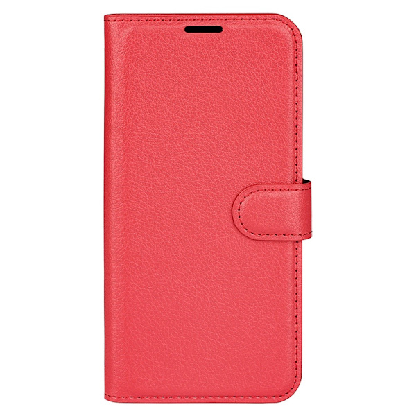 Xiaomi Redmi Note 14 5G Fodral Litchi Läder Röd