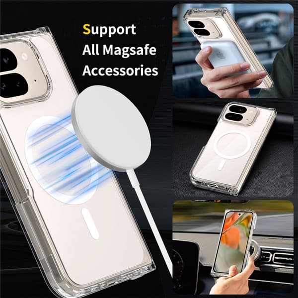 Google Pixel 10 Pro Fold Skal Magsafe Hybrid Transparent