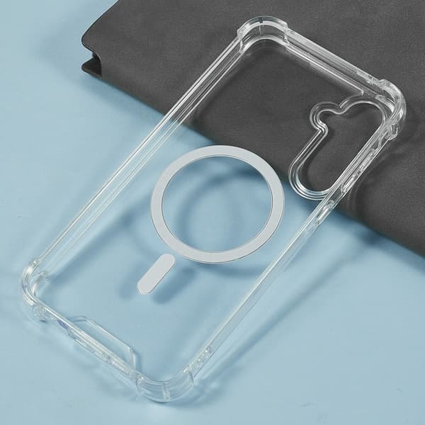 Galaxy S26 Plus Skal MagSafe Shockproof Hybrid Transparent