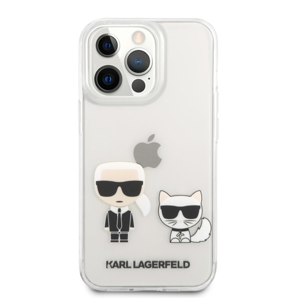 Karl Lagerfeld iPhone 13 Pro Skal Hybrid Karl & Choupette Transp