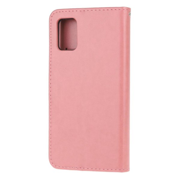 Samsung A52 / A52s - Fodral Med Tryck - Ljus Rosa Pink Rosa
