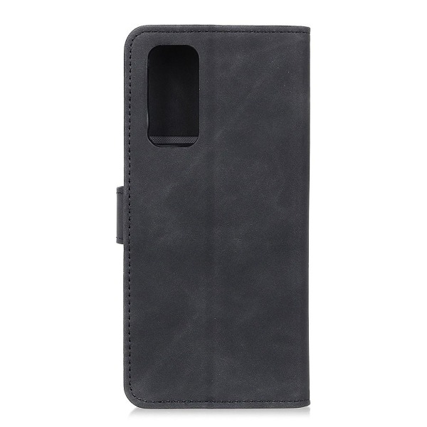Samsung Galaxy Note 20 - KHAZNEH Retro Plånboksfodral - Svart Black Svart