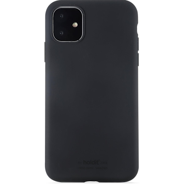 iPhone 11/XR - holdit Mobilskal Silikon - Svart Svart