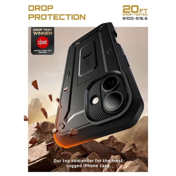 Supcase iPhone 17 Skal Unicorn Beetle Pro Svart