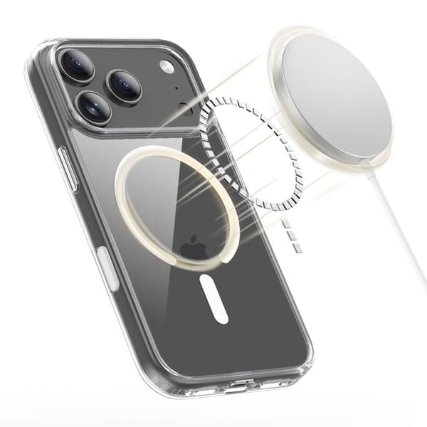 Tech-Protect iPhone 17 Pro Skal MagSafe FlexAir Hybrid Clear