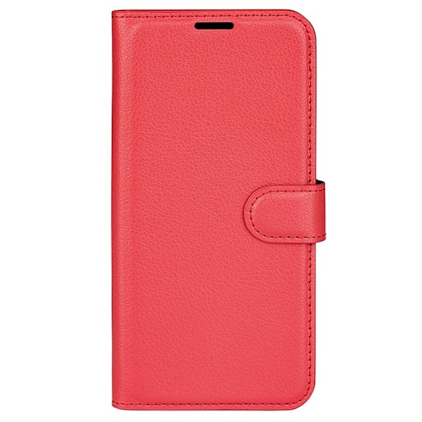 Samsung Galaxy A25 5G Fodral Litchi Läder Röd