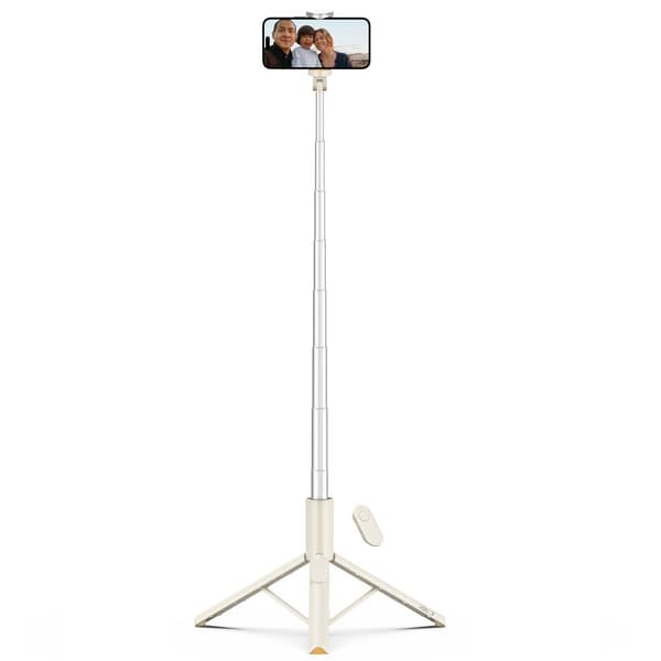 Tech-Protect 146 cm Bluetooth Selfiestick Tripod Beige