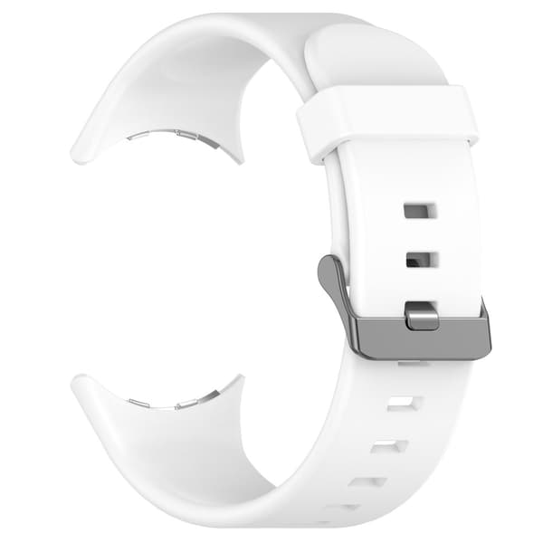 Google Pixel Watch 4 / 3 45 mm Armband Silikon Vit