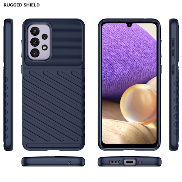 Samsung Galaxy A33 5G Skal Twill Textur Blå