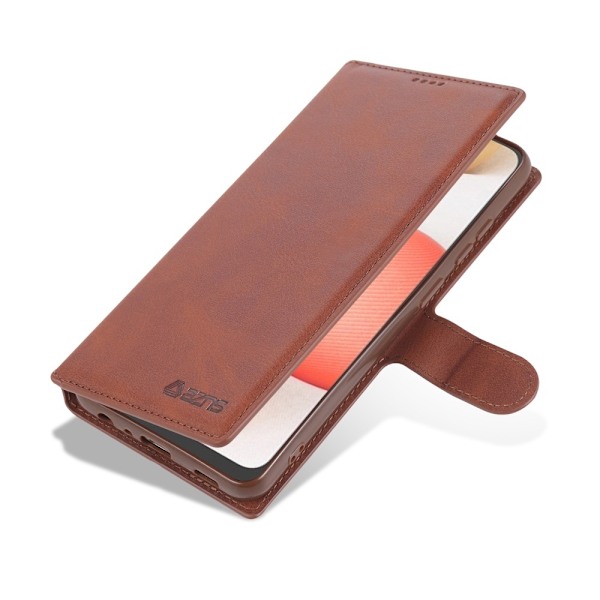 Samsung Galaxy A72 - AZNS Läder Fodral - Brun Brown Brun