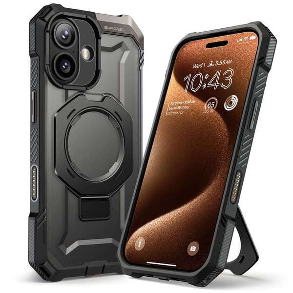 Supcase iPhone 17 Skal MagSafe Unicorn Beetle Grip Svart