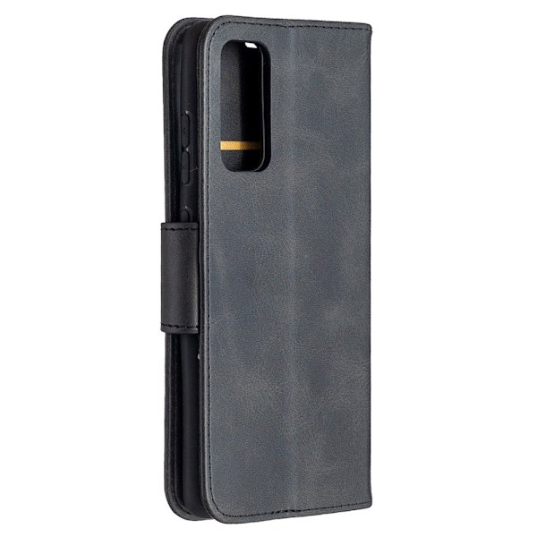 Samsung Galaxy S20 FE - Läder Fodral - Svart Black Svart