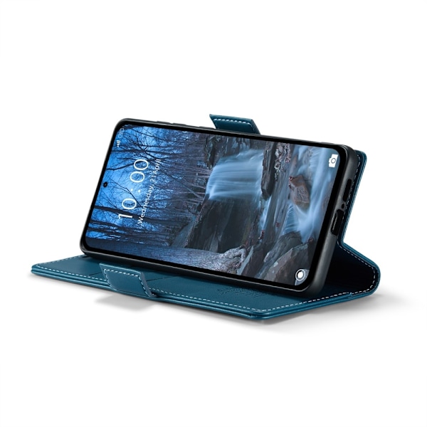 CASEME Xiaomi Redmi Note 14 5G Fodral RFID Läder Blå