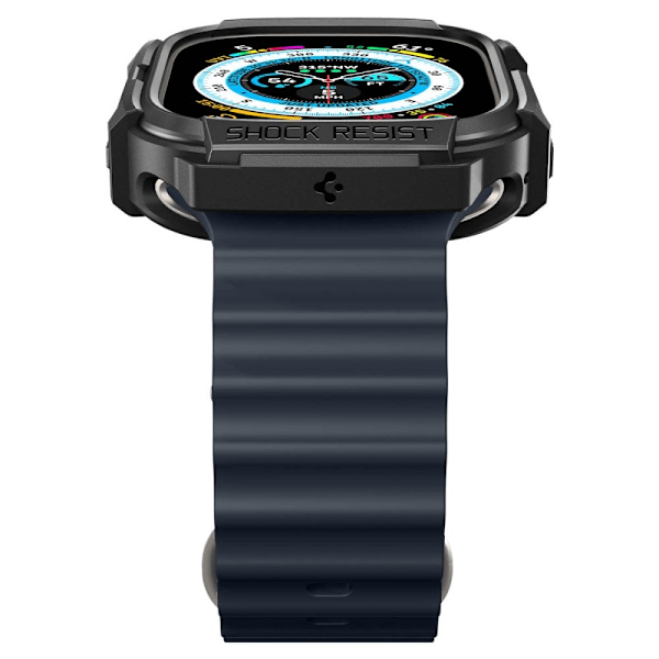 Spigen Apple Watch Ultra 49 mm Skal Rugged Armor Matt Svart