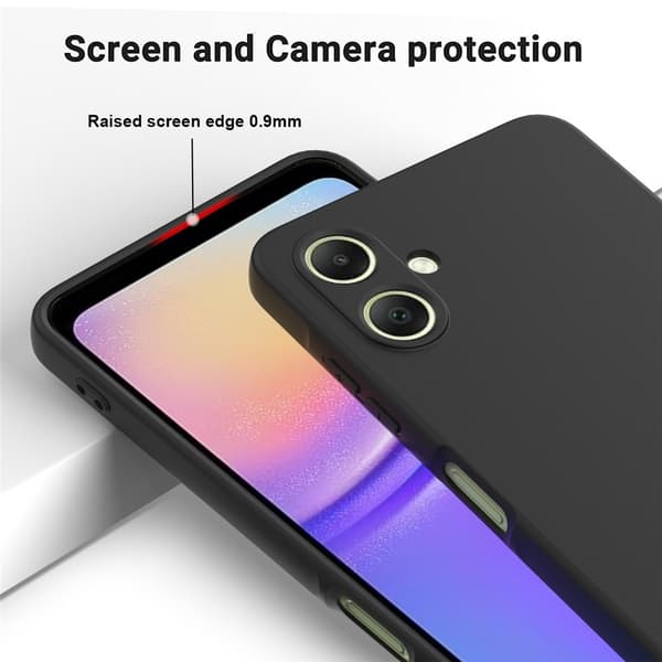 Samsung Galaxy A07 Skal Liquid Silikon Svart