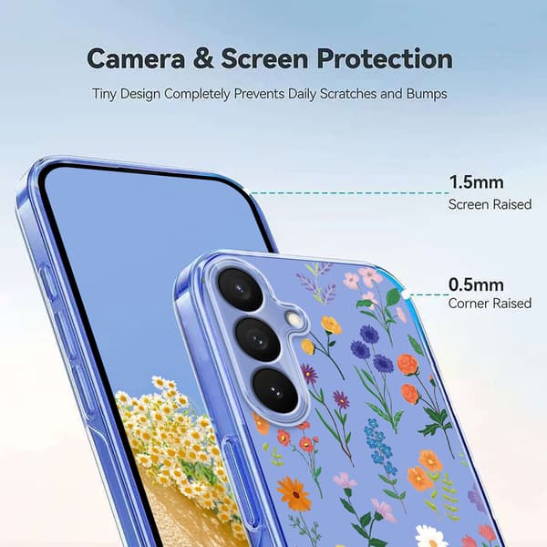 Samsung Galaxy S26 Skal Med Tryck Blommor