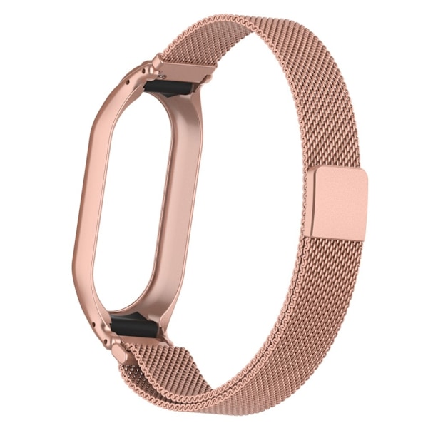 Xiaomi Smart Band 9/8 Armband Milanese Loop Metall Roséguld