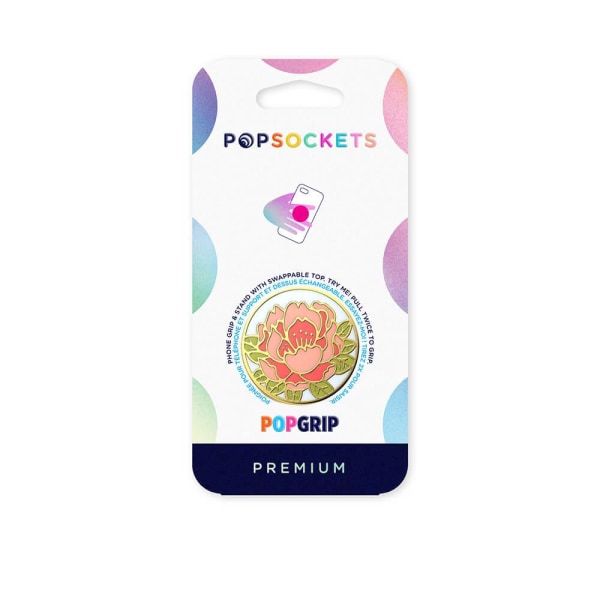 PopSockets Avtagbart Grip med Ställfunktion Premium Enamel Bloom