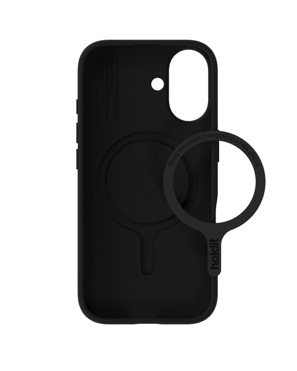 holdit iPhone 17 Mobilskal Soft MagSafe Svart