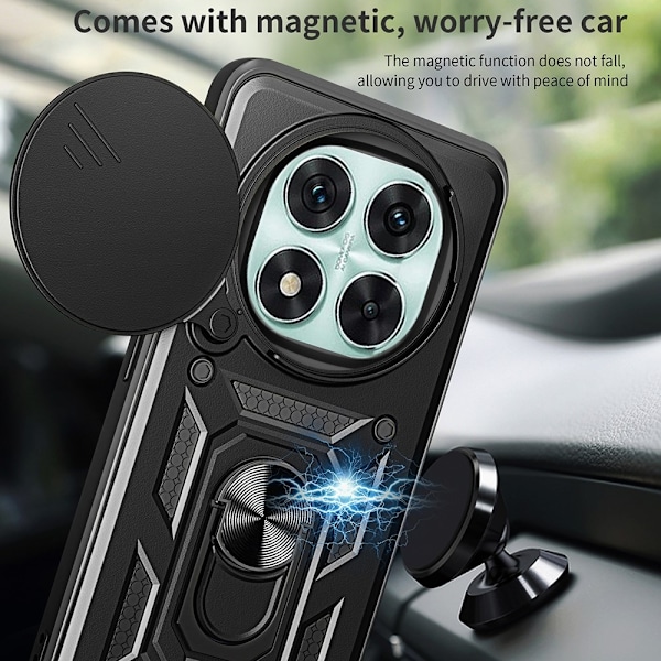 Xiaomi Redmi Note 14 Pro 5G Skal CamShield Hybrid Ring