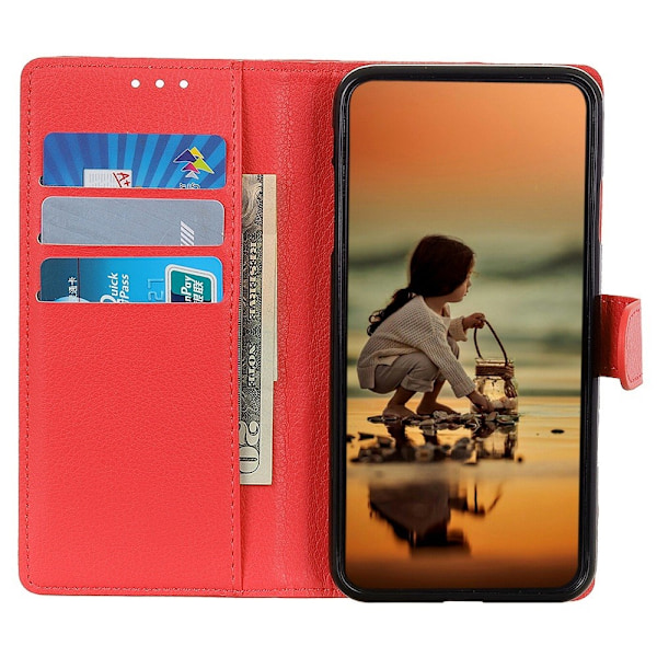 OnePlus Nord 3 5G Fodral Litchi Läder Röd