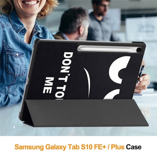Samsung Galaxy S10 FE Plus Fodral Tri-Fold Dont Touch Me