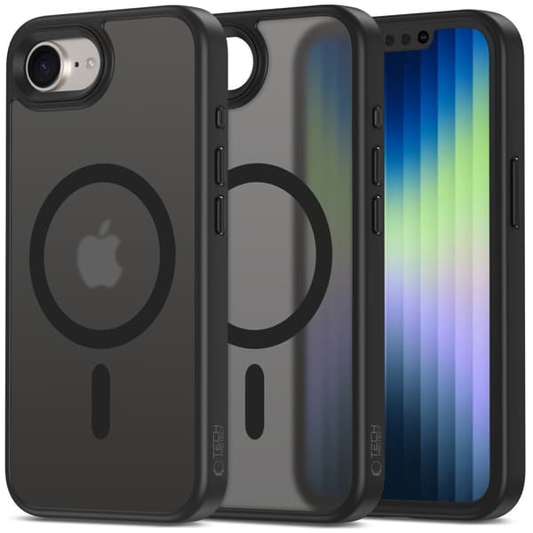 Tech-Protect iPhone 17e / 16e Skal MagSafe MagMat Matt Svart