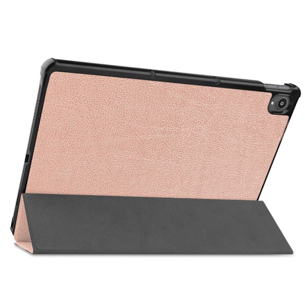 Lenovo Tab P11 / P11 Plus - Tri-Fold Läder Fodral - Roséguld Roséguld Roséguld