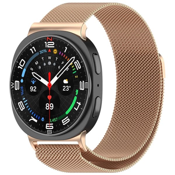Galaxy Watch 8 46/44/40 mm Armband Milanese Loop Roséguld