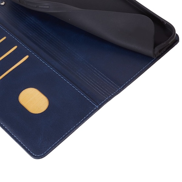 Motorola Moto G55 5G Plånboksfodral Läder Blå