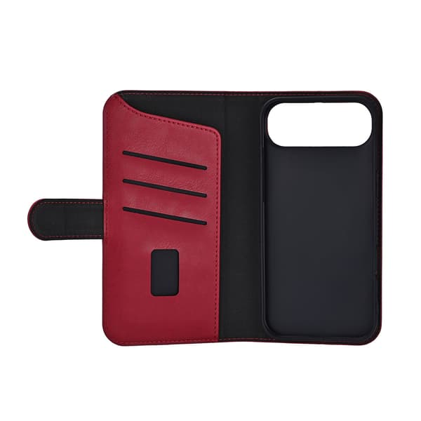 Gear iPhone Air Fodral MagSafe Läder Deep Red