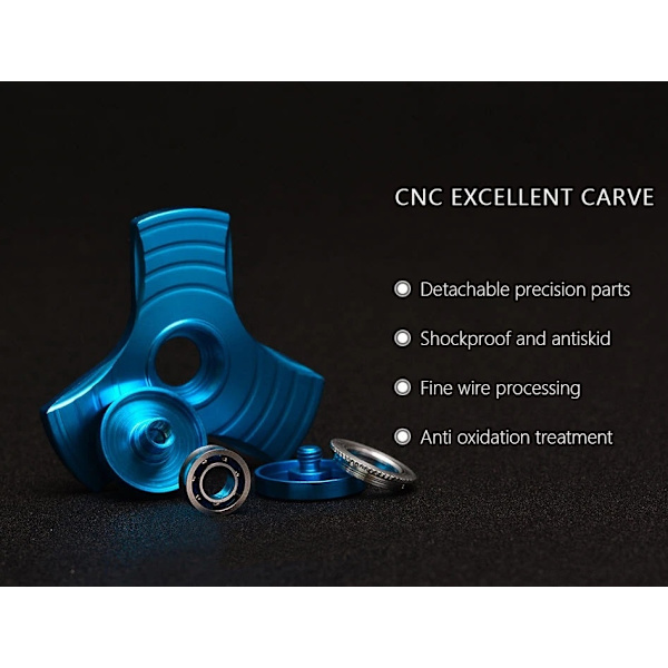 Fidget Spinner Trio Metal - Rosa