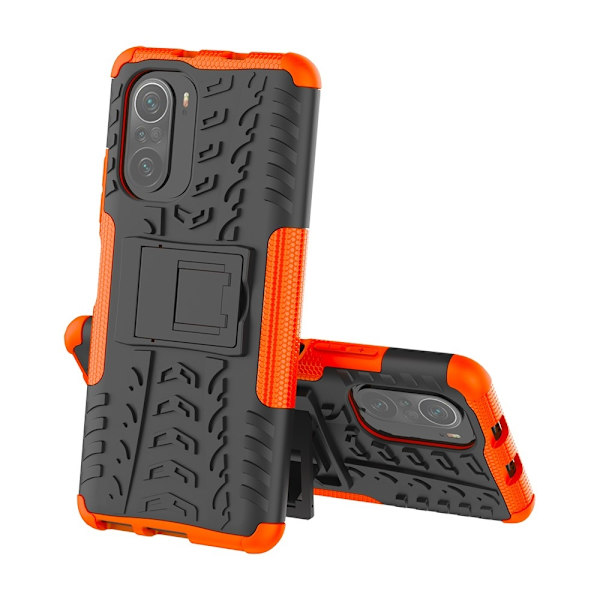 Xiaomi Mi 11i - Ultimata Stöttåliga Skalet med Stöd - Orange Orange