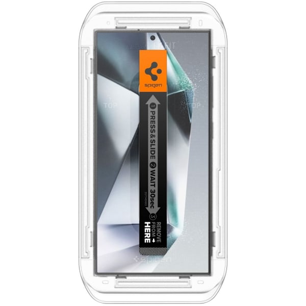 Spigen Galaxy S24 Ultra 2-PACK GLAS.tR "Ez Fit" Skärmskydd Privacy
