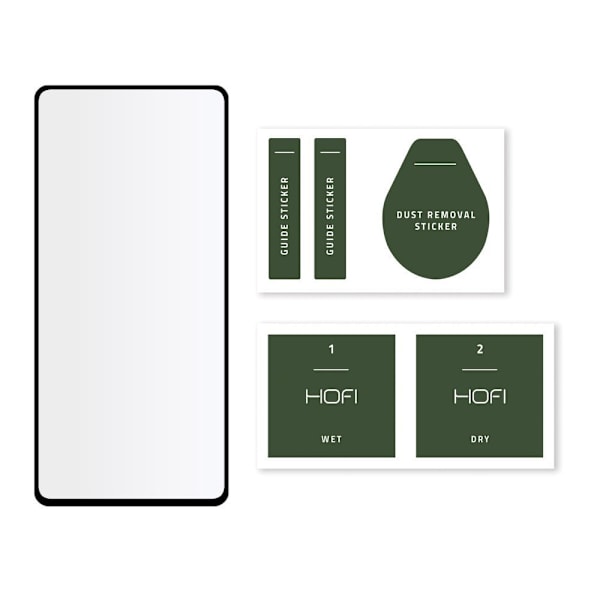 HOFI Galaxy S21 FE Skärmskydd Pro+ Heltäckande Härdat Glas