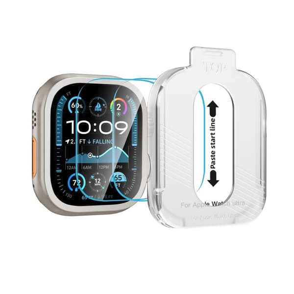 Tech-Protect Apple Watch Ultra 49 mm 2-PACK Skärmskydd EasySet+